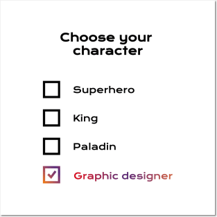 Choose graphic designer Posters and Art